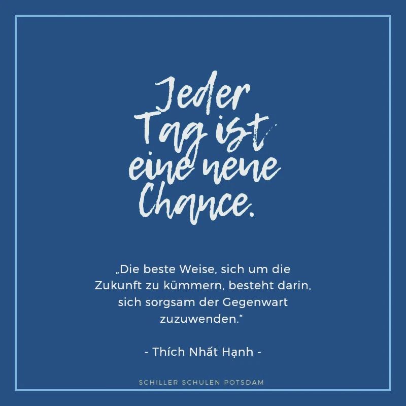 You are currently viewing Jeder Tag ist eine neue Chance