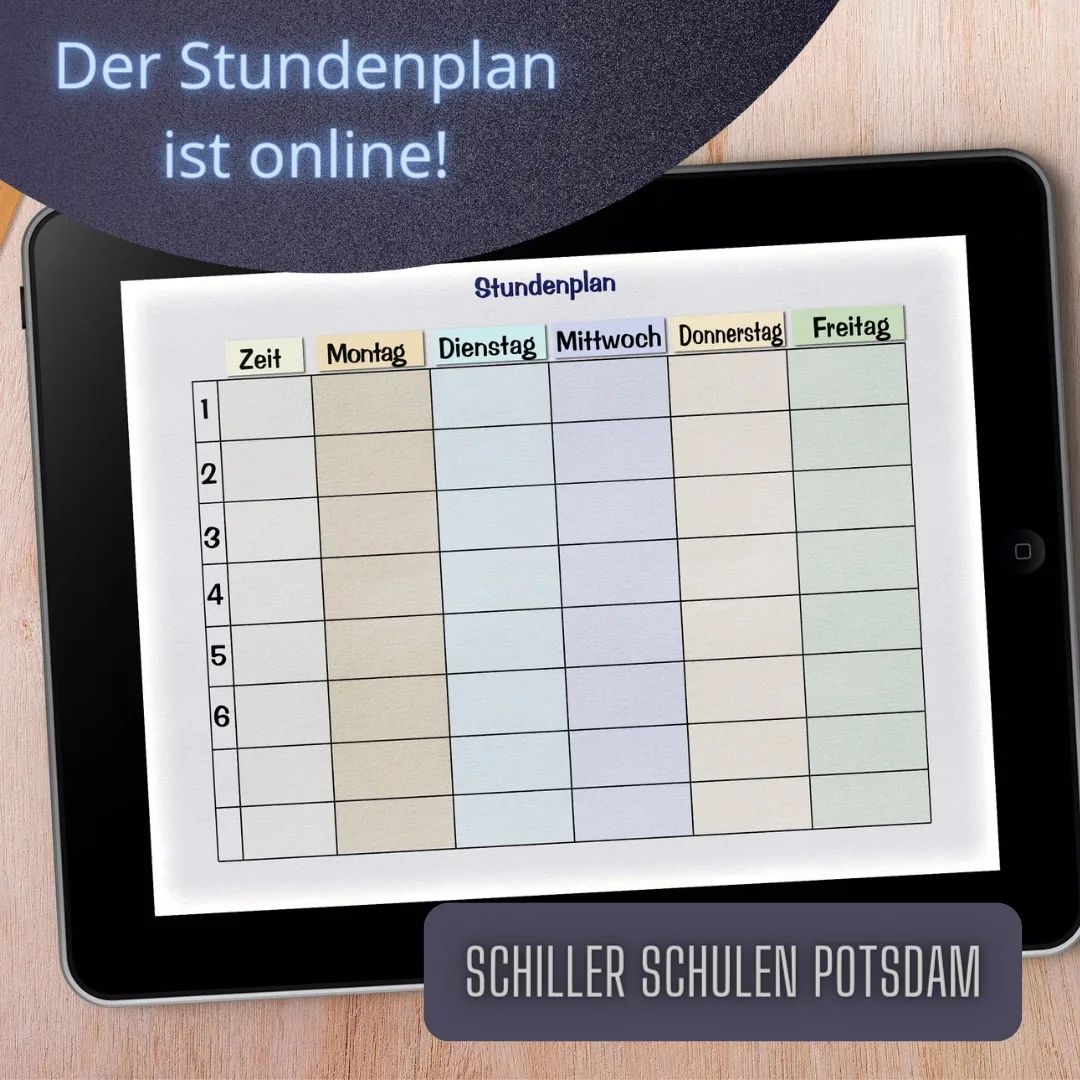 You are currently viewing Stundenplan ist online