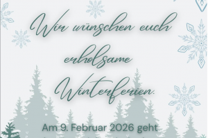 Schöne Ferien!