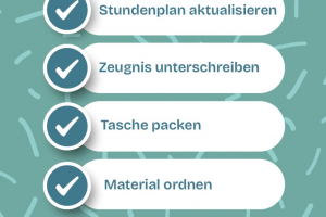 Beginn 2. Halbjahr