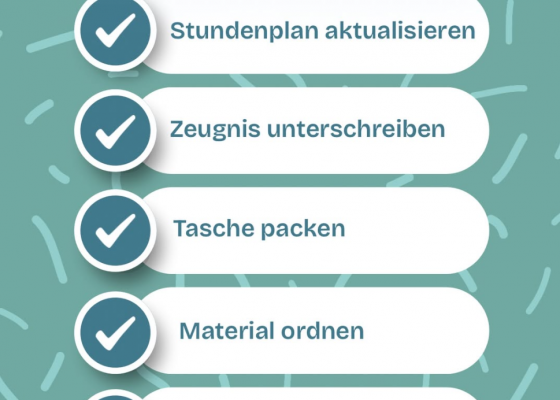 Beginn 2. Halbjahr