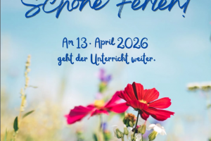 Schöne Ferien!